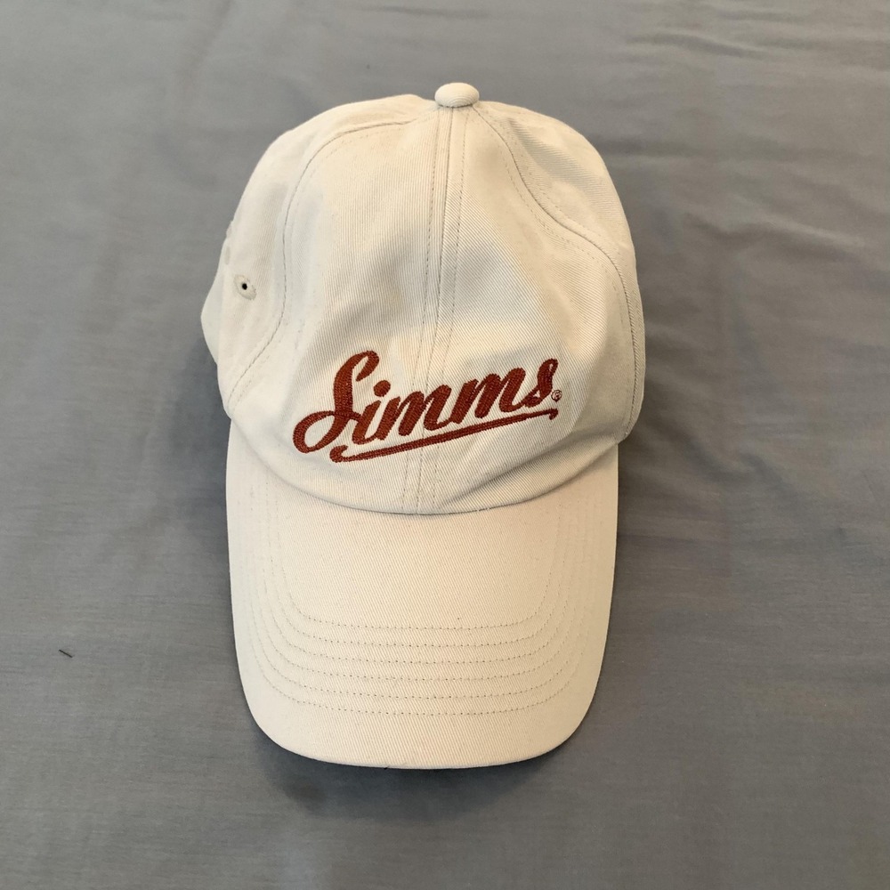 Simms Hat Baseball Cap Mens One Size Beige Bozeman Montana Fishing Outdoor